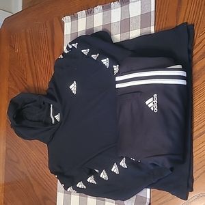 Adidas kids hoodies and track pants size small